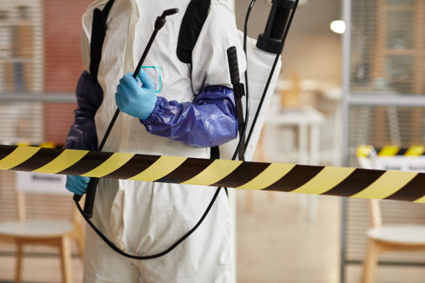 Professional Biohazard Cleanup technician working in Marshall, MI